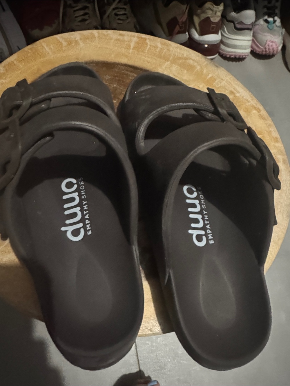 brown Women's Comfort Clog Slides